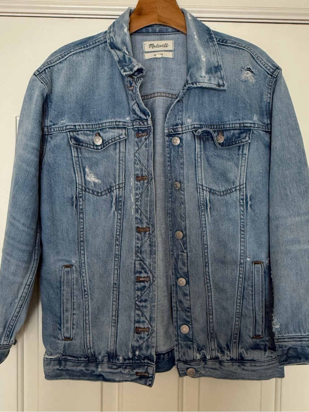 Madewell oversized denim jacket